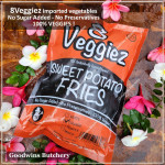 8Veggiez IQF frozen fries SWEET POTATO ORANGE - UBI CILEMBU 500g 8 Veggiez (new packaging)